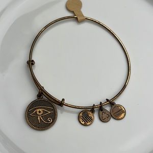 Alex and Ani Rafaleian Gold Eye Of Horus Bracelet